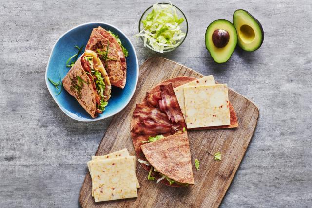 Mexican Inspired BLT Tortilla Hack