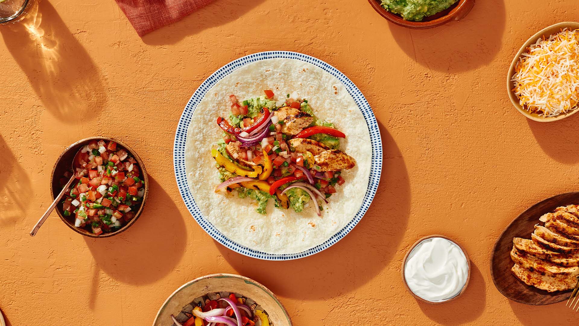 Avocado Chicken Fajitas