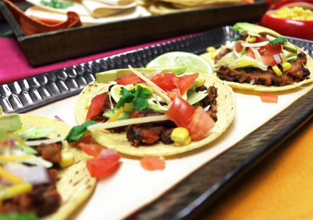 Black Bean Tostadas
