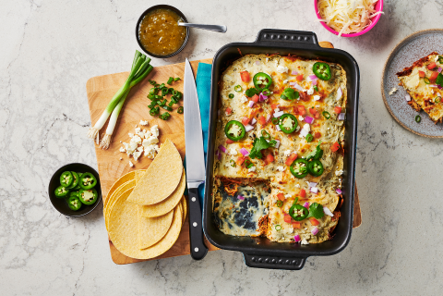 Salsa Verde Chicken Casserole