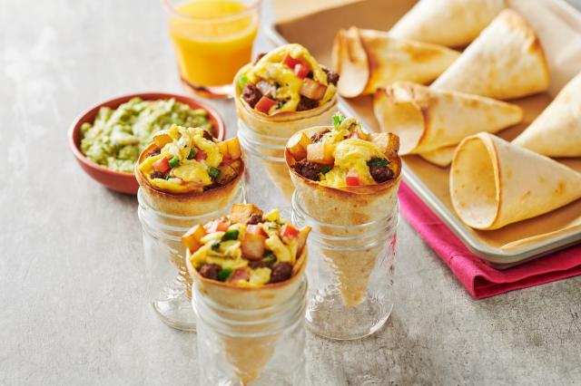 Huevosa la Mexicana Brunch Tortilla Cones