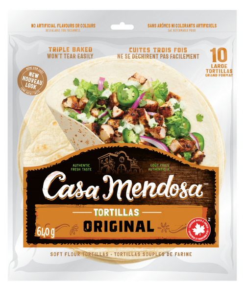 Original 10 Large Tortillas