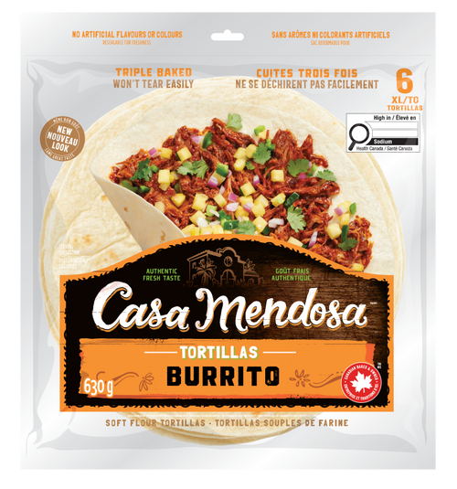 Burrito 6 XL Tortillas