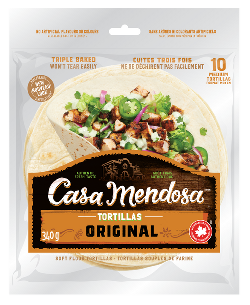 Original 10 Medium Tortillas